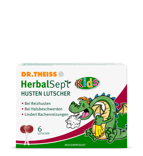 Dr. Theiss HerbalSept Husten Lutscher Kids