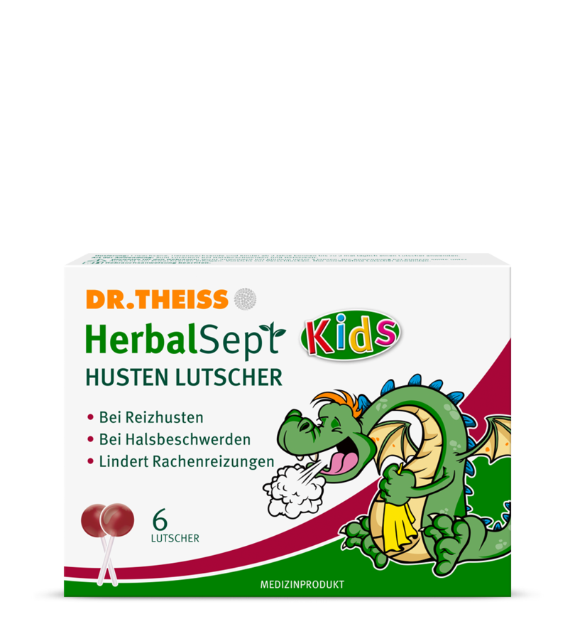 Dr. Theiss HerbalSept Husten Lutscher Kids