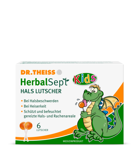 DR. THEISS HerbalSept Hals Lutscher | Kids