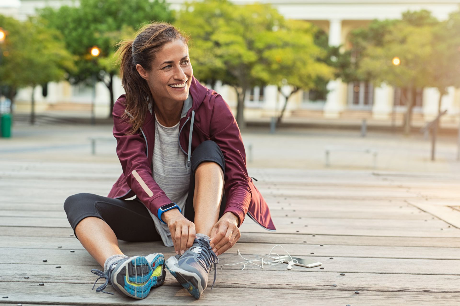 Frau beim Sport