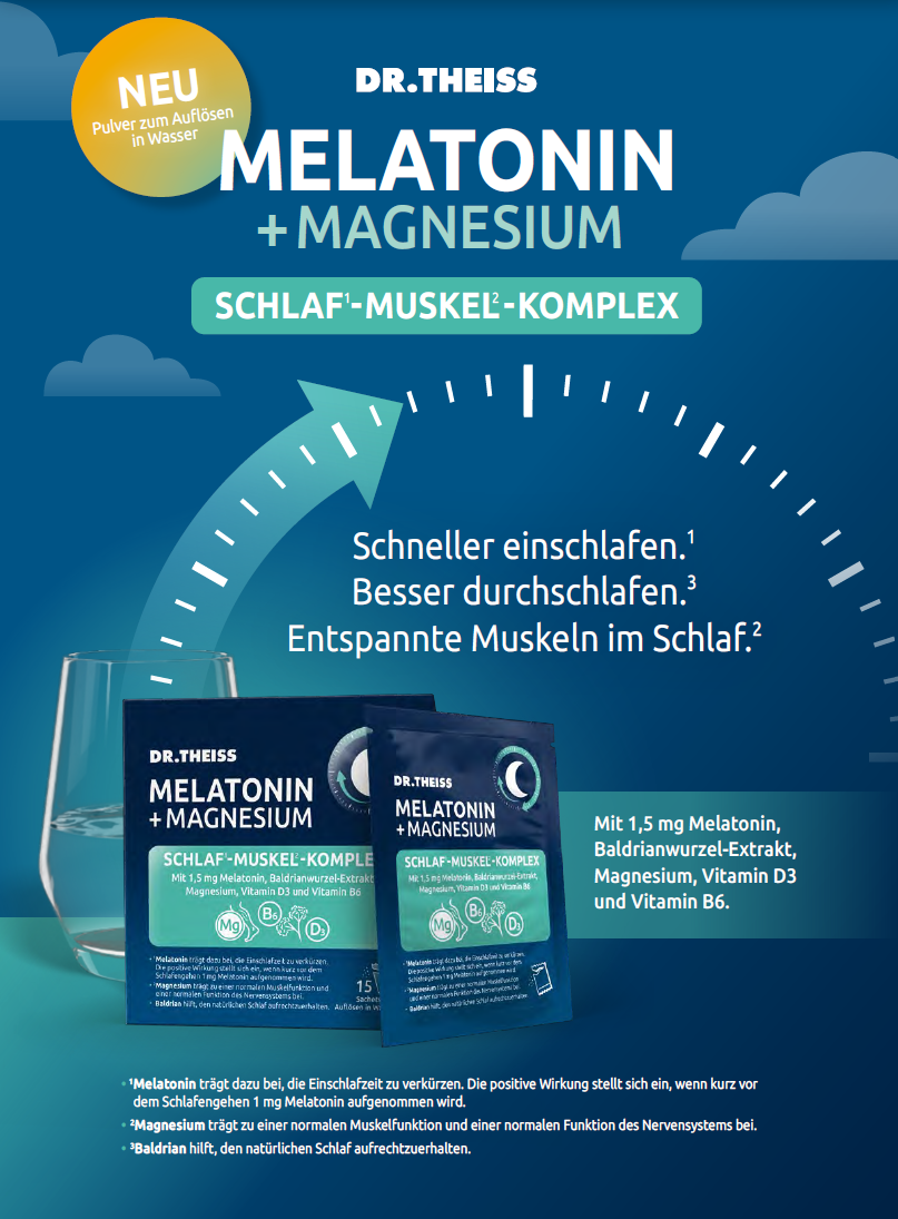 DR. THEISS Melatonin + Magnesium 