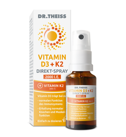 DR. THEISS Vitamin D3 + K2 Direkt-Spray 2000 I.E.
