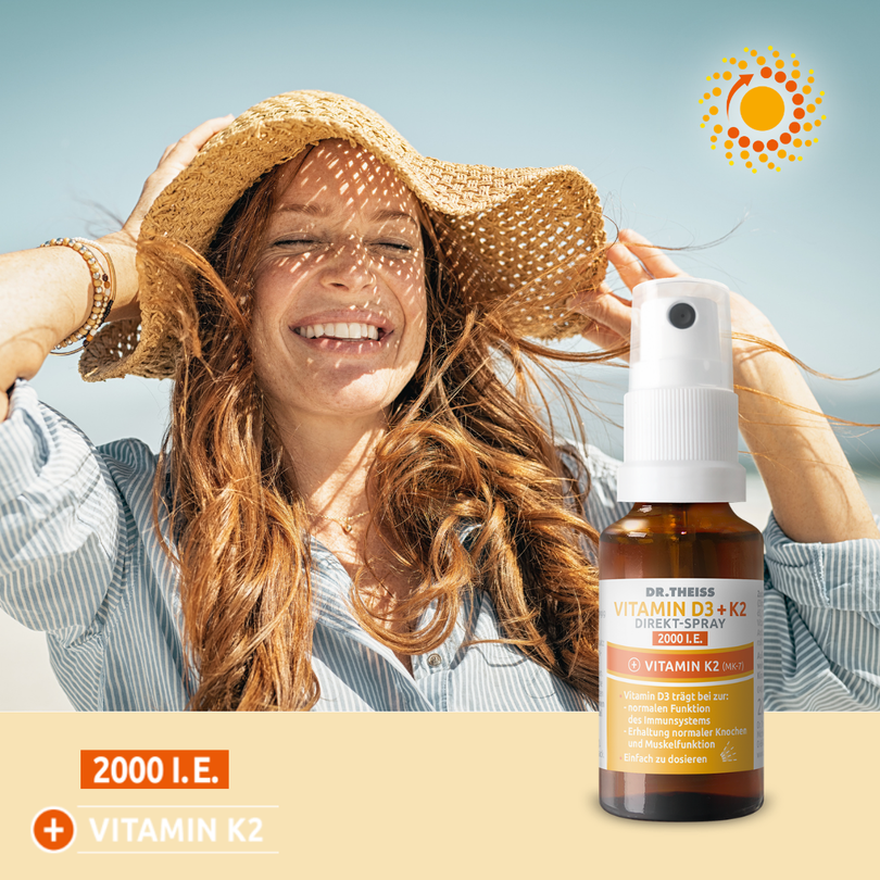 DR. THEISS Vitamin D3 + K2 Direkt-Spray 2000 I.E.