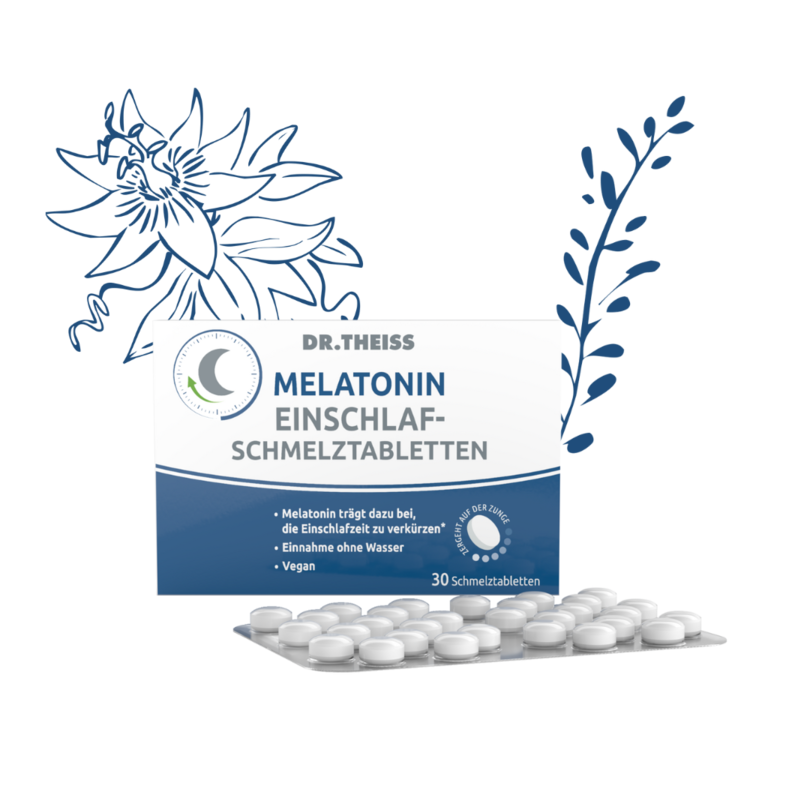 DR. THEISS Melatonin Einschlaf-Schmelztabletten